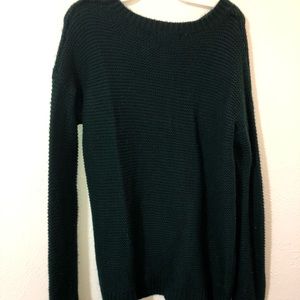 Dark green sweater
